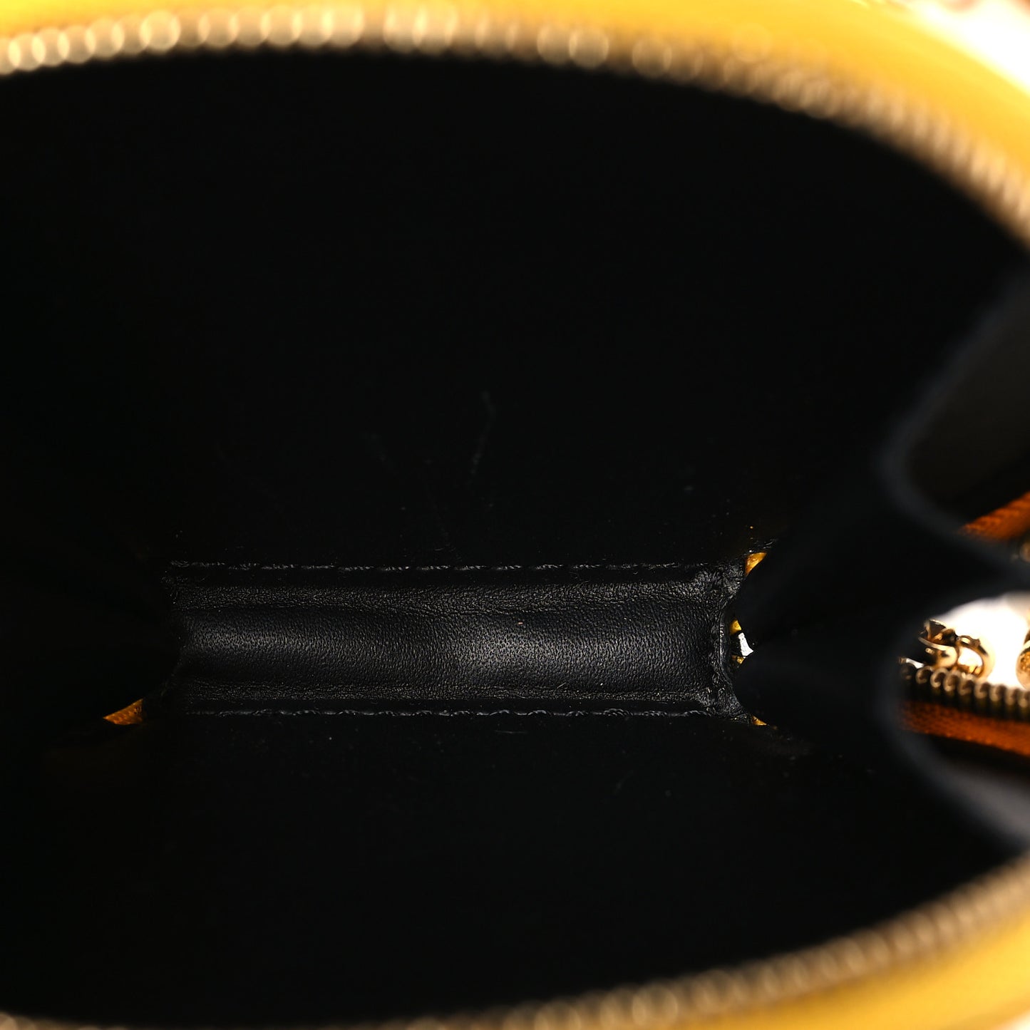 Vernis Kusama Infinity Dots Chapeau Coin Purse Yellow