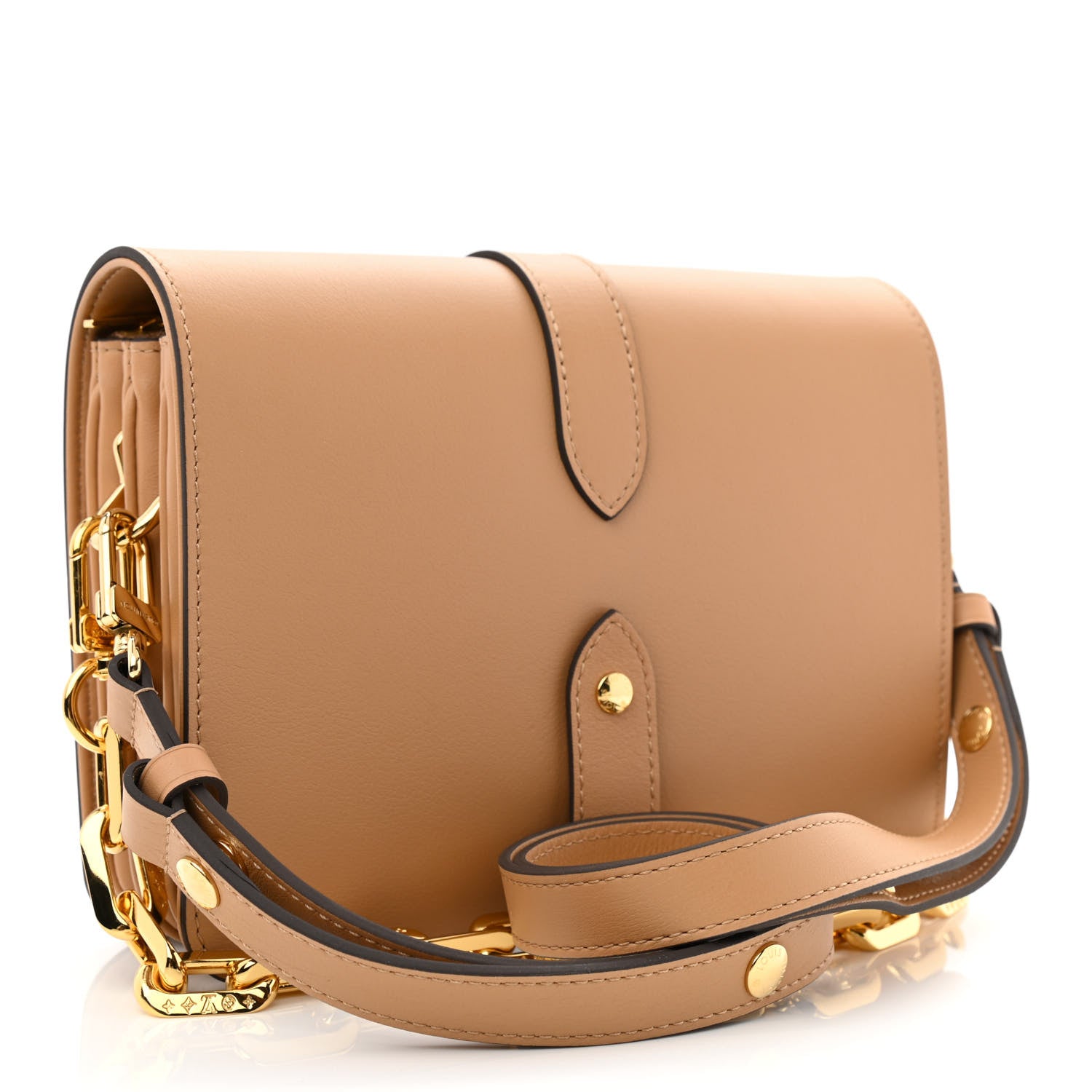 Louis Vuitton Calfskin Rendez-Vous Camel 3 of 9