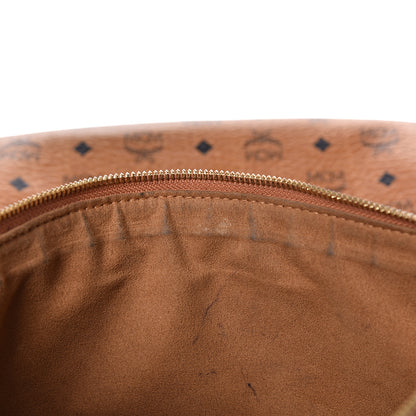 MCM Visetos Medium Liz Reversible Shopper Tote Cognac 15 of 31