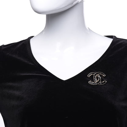 Chanel Enamel CC Baroque Brooch Black Gold 2 of 5