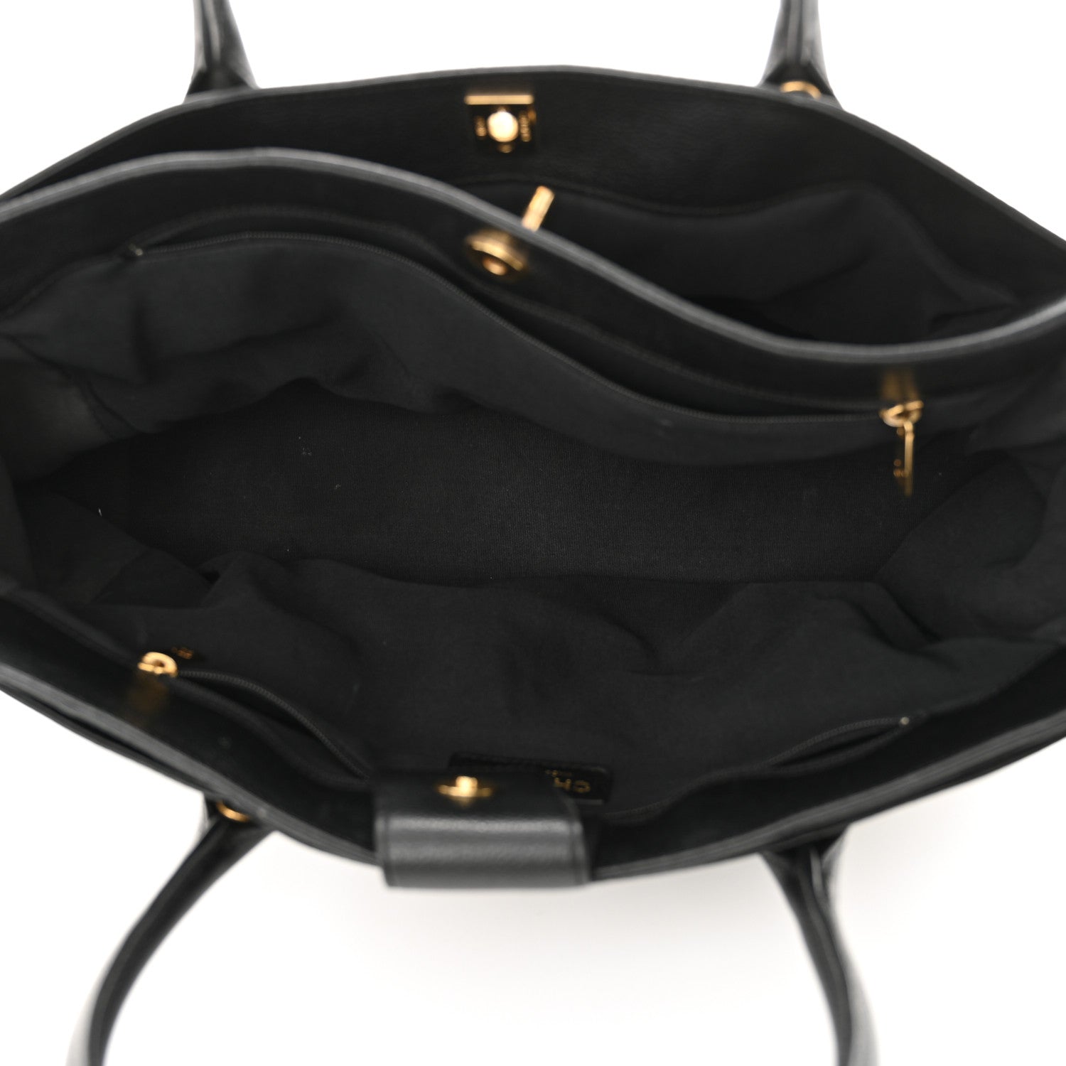Chanel Caviar Cerf Executive Shopper Tote Black 5 of 16