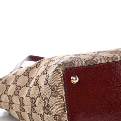 Gucci Monogram Small Eclipse Tote Red 8 of 12