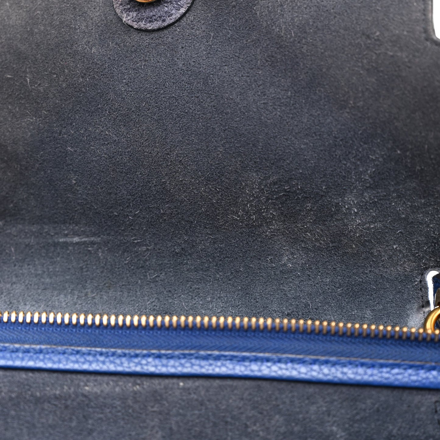 Grained Calfskin Mini Belt Bag Indigo