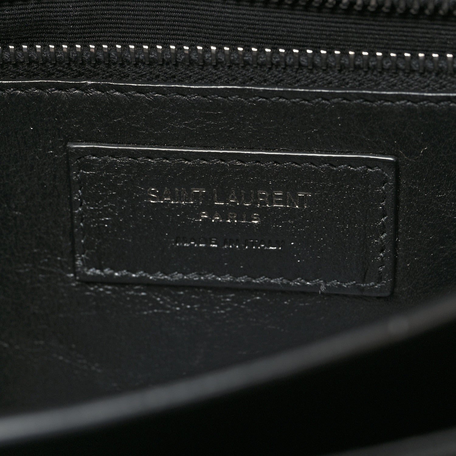 Saint Laurent Grain De Poudre Monogram Cassandra Clasp Bag Black 7 of 11