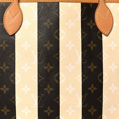 Louis Vuitton Monogram Rayures Neverfull MM 7 of 12