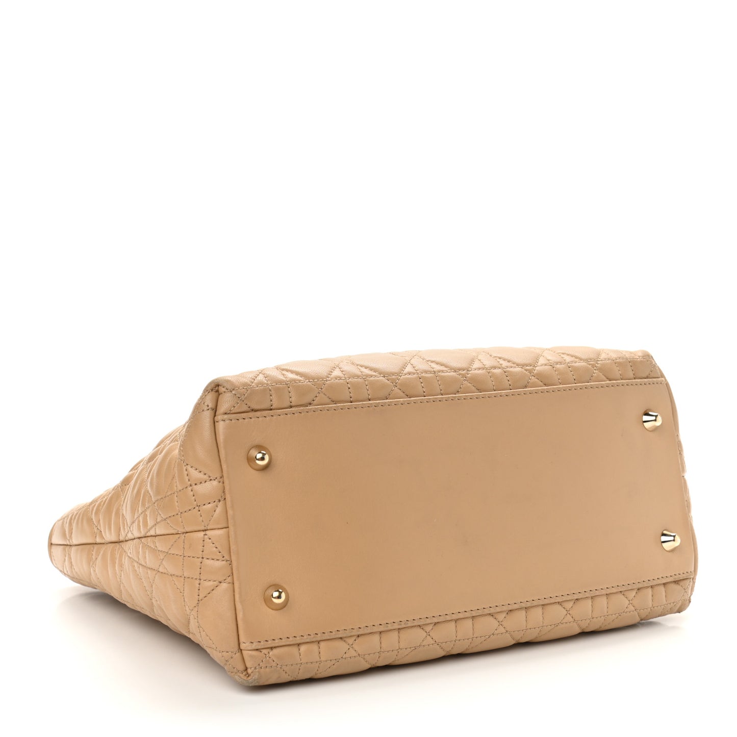 Lambskin Cannage Dior Tote Beige