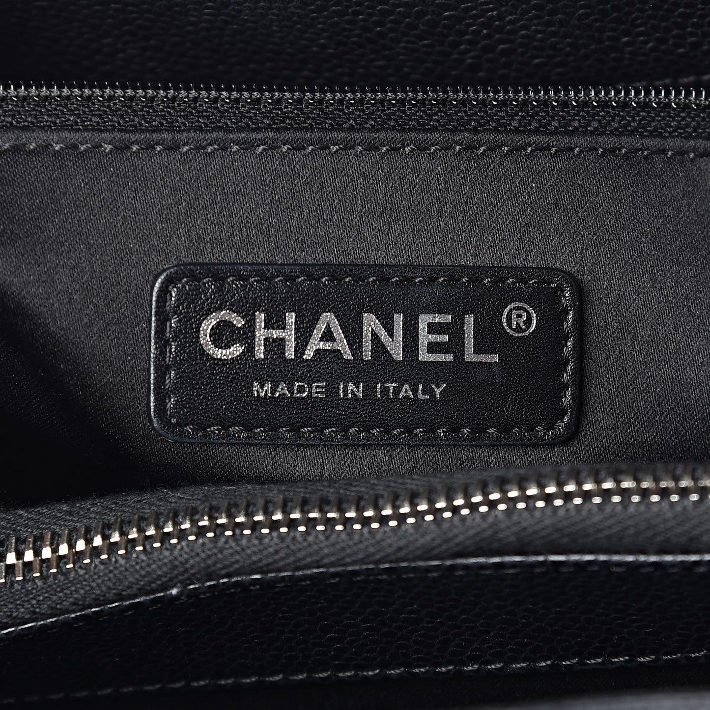 Caviar Quilted Grand Shopping Tote GST Black