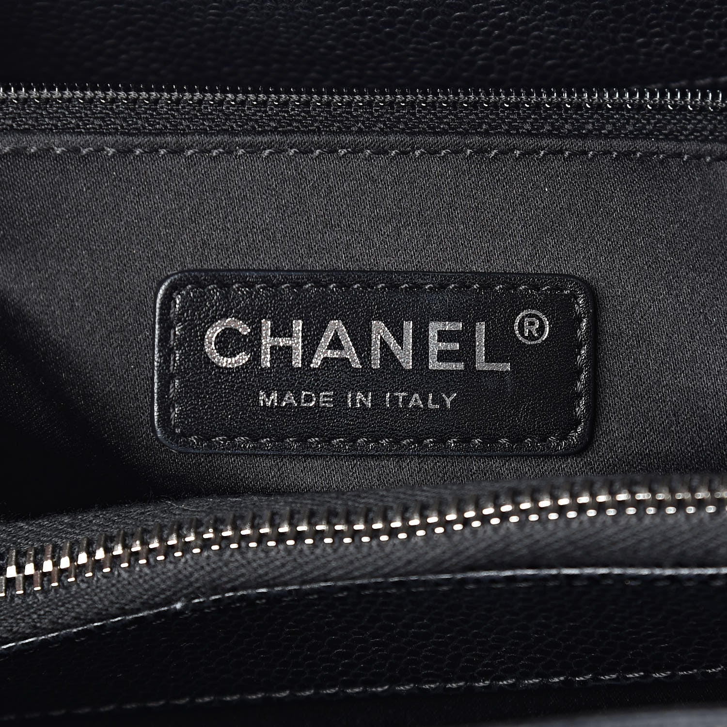 Chanel Caviar Quilted Grand Shopping Tote GST Black 6 of 14