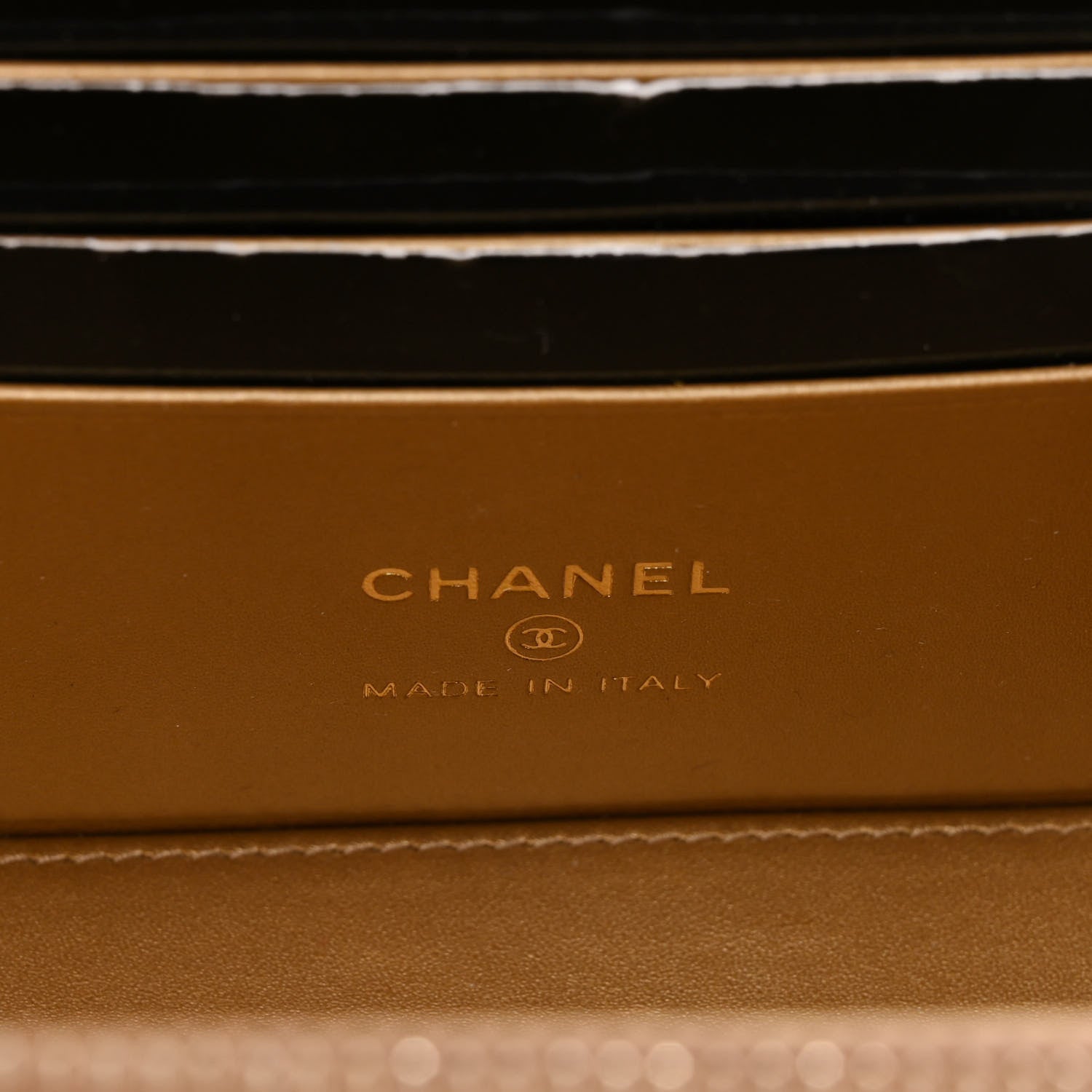 Chanel Lambskin Quilted Pearl Crush Small Vanity Case With Chain Beige 6 of 11