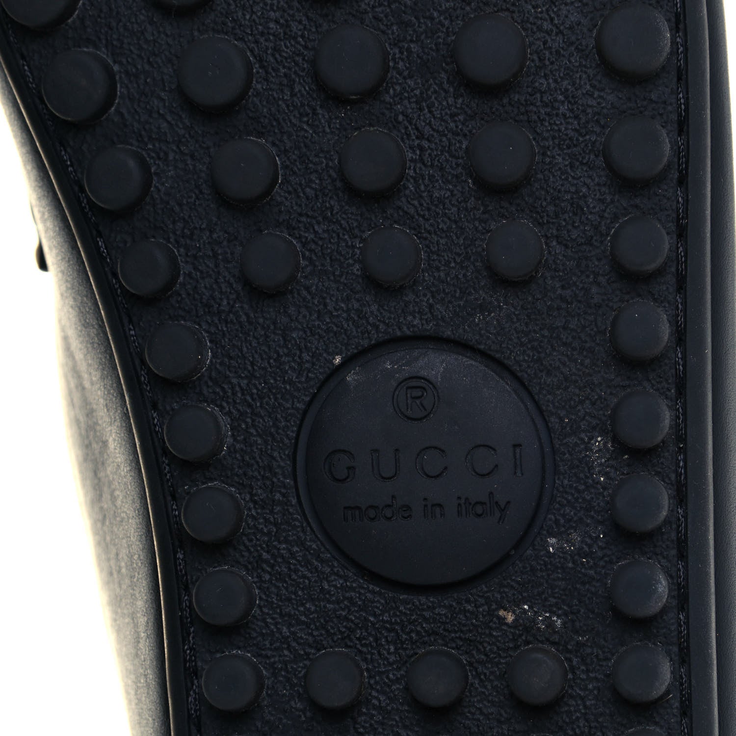 Gucci Miro Soft Calfskin Web Mens Horsebit Driver Loafers 9 Black 6 of 8