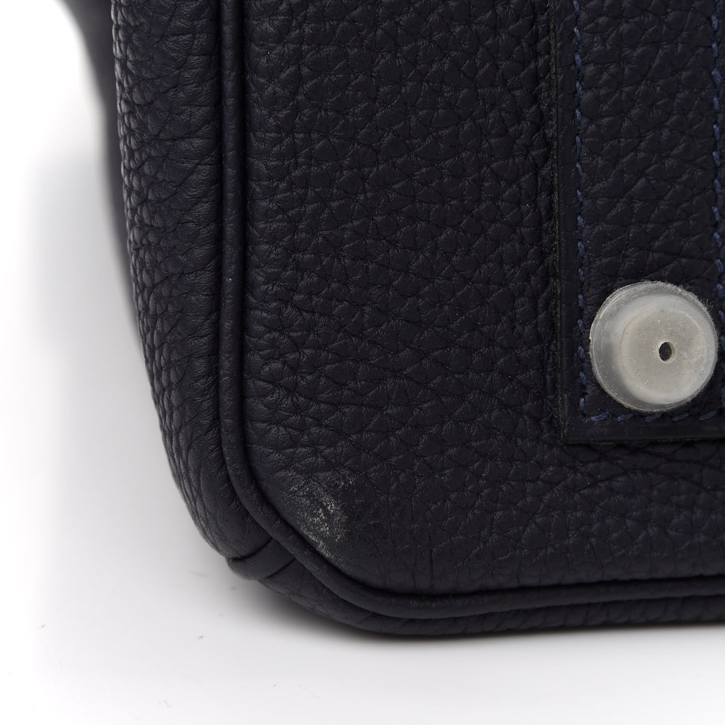 Togo Swift Officier Birkin 35 Bleu Nuit Vert Cypress
