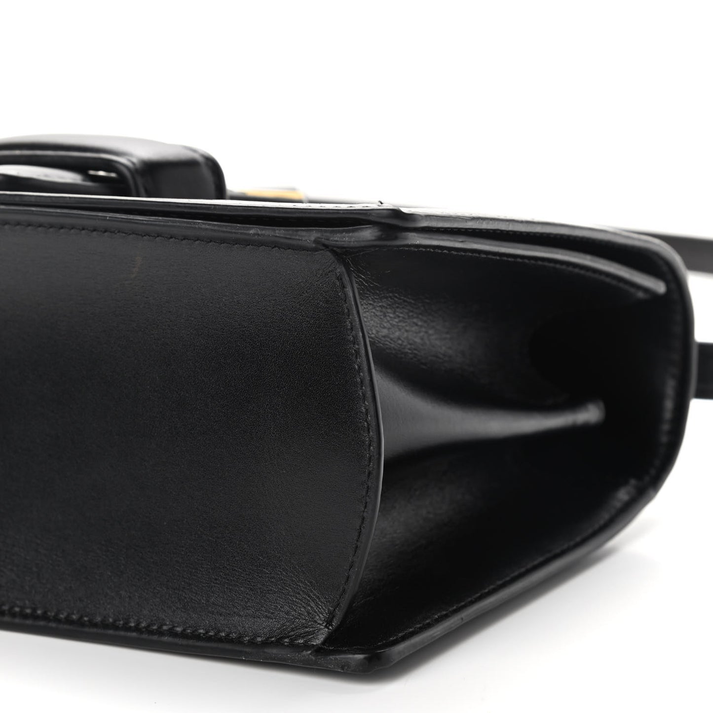 Calfskin Medium Barcelona Shoulder Bag Black