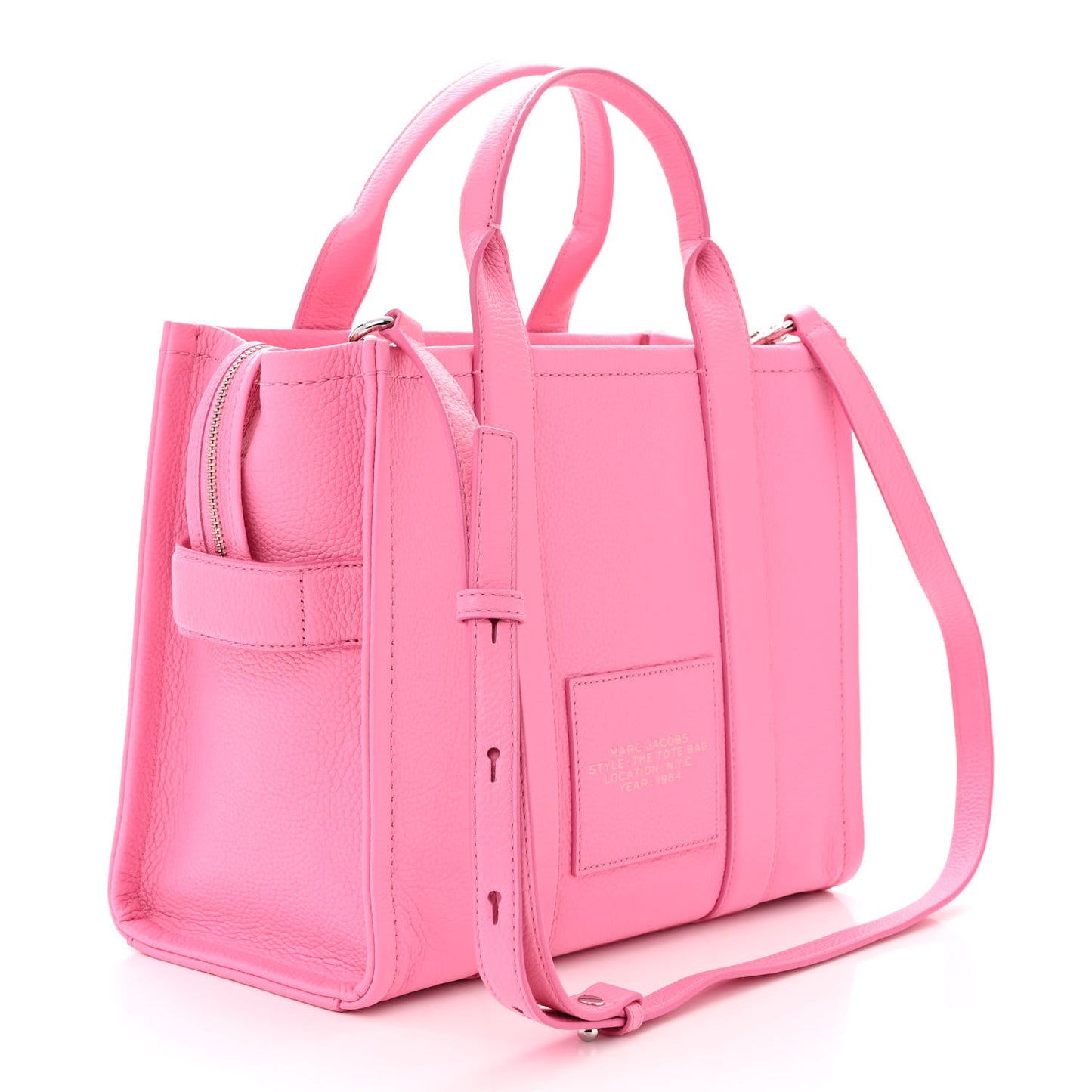 Grained Calfskin Medium The Tote Bag Petal Pink