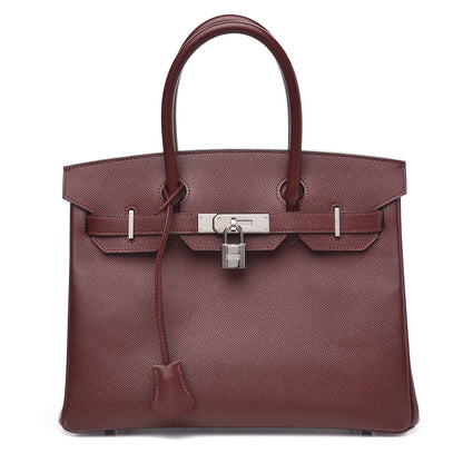 Hermes Epsom Birkin 30 Rouge H 1 of 11