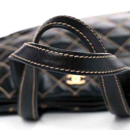 Chanel Calfskin Wild Stitch Large Tote Black 15 of 15