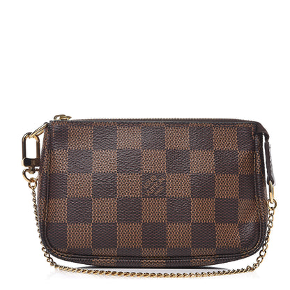 Louis Vuitton Damier Ebene Mini Pochette Accessories 1 of 7