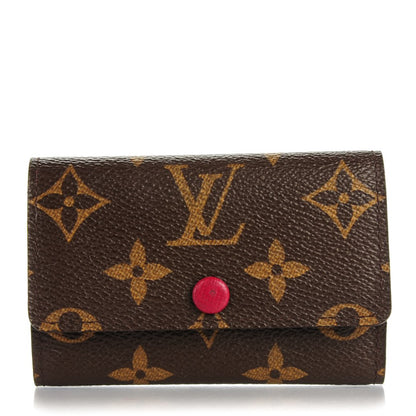 Louis Vuitton Monogram 6 Key Multicles Holder Fuchsia 1 of 8