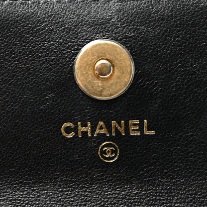 Chanel Lambskin Quilted Chanel 19 Clutch With Chain Black 6 of 11