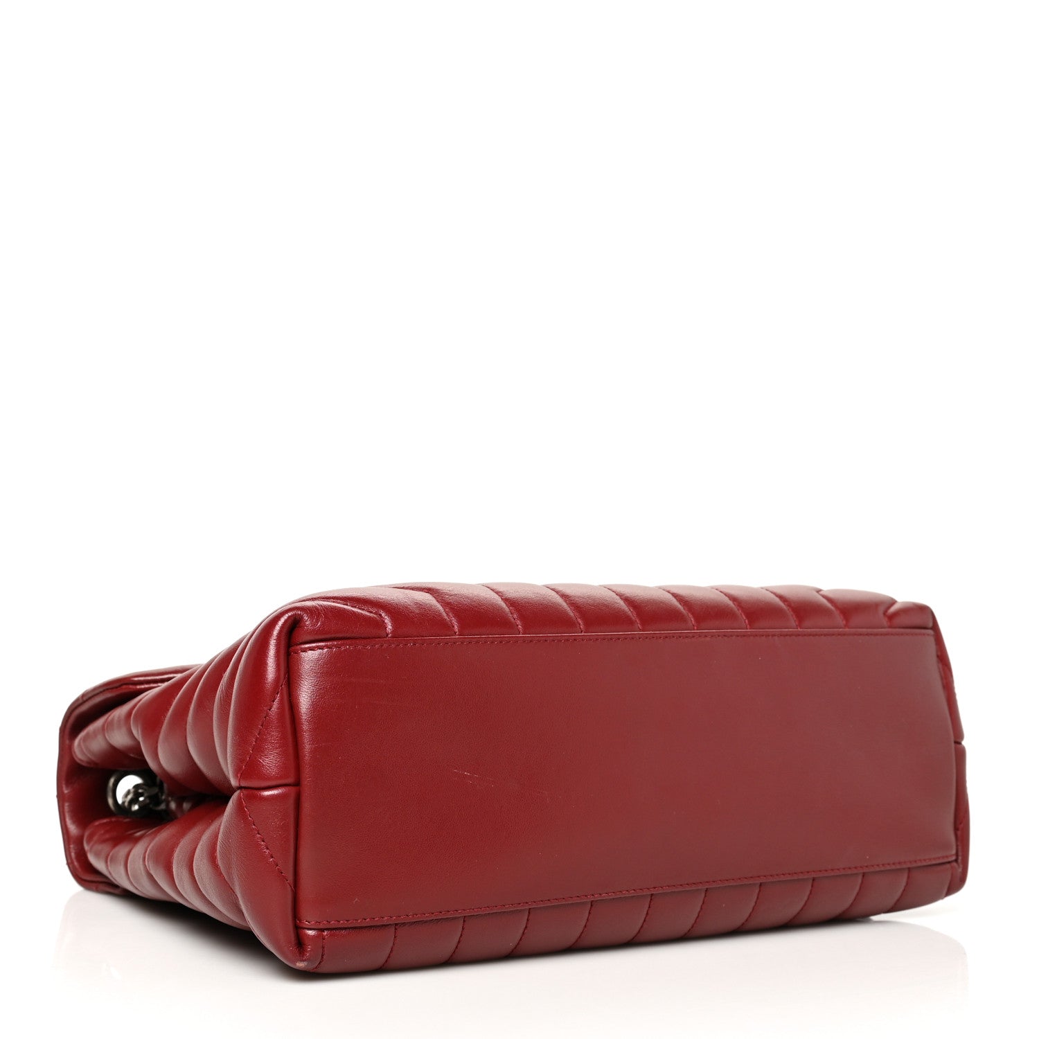 Saint Laurent Calfskin Y Quilted Monogram Medium Loulou Chain Satchel Palissandre 4 of 11