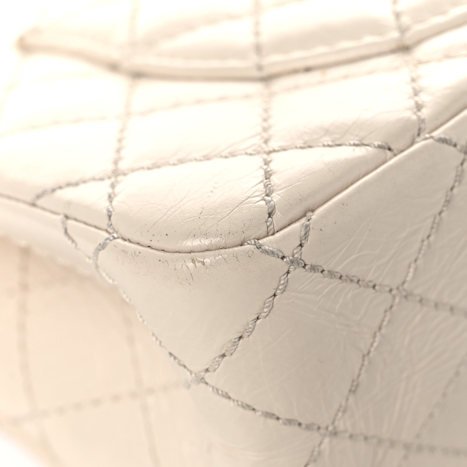 Chanel Aged Calfskin Quilted 2.55 Reissue 225 Flap White 10 of 22
