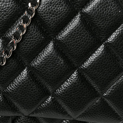 Chanel Caviar Quilted Clutch With Chain Flap Black 11 of 14