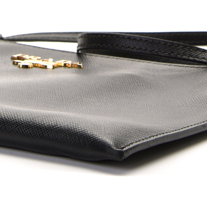 Prada Saffiano Pochette Black 8 of 8