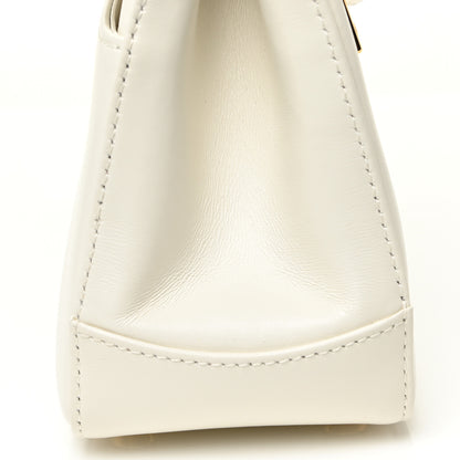Christian Dior Smooth Calfskin Parisienne Bag Latte 15 of 16