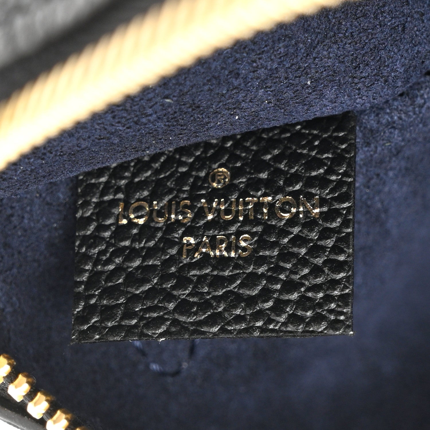 Louis Vuitton Empreinte Monogram Giant Neverfull MM Pochette Black 6 of 6