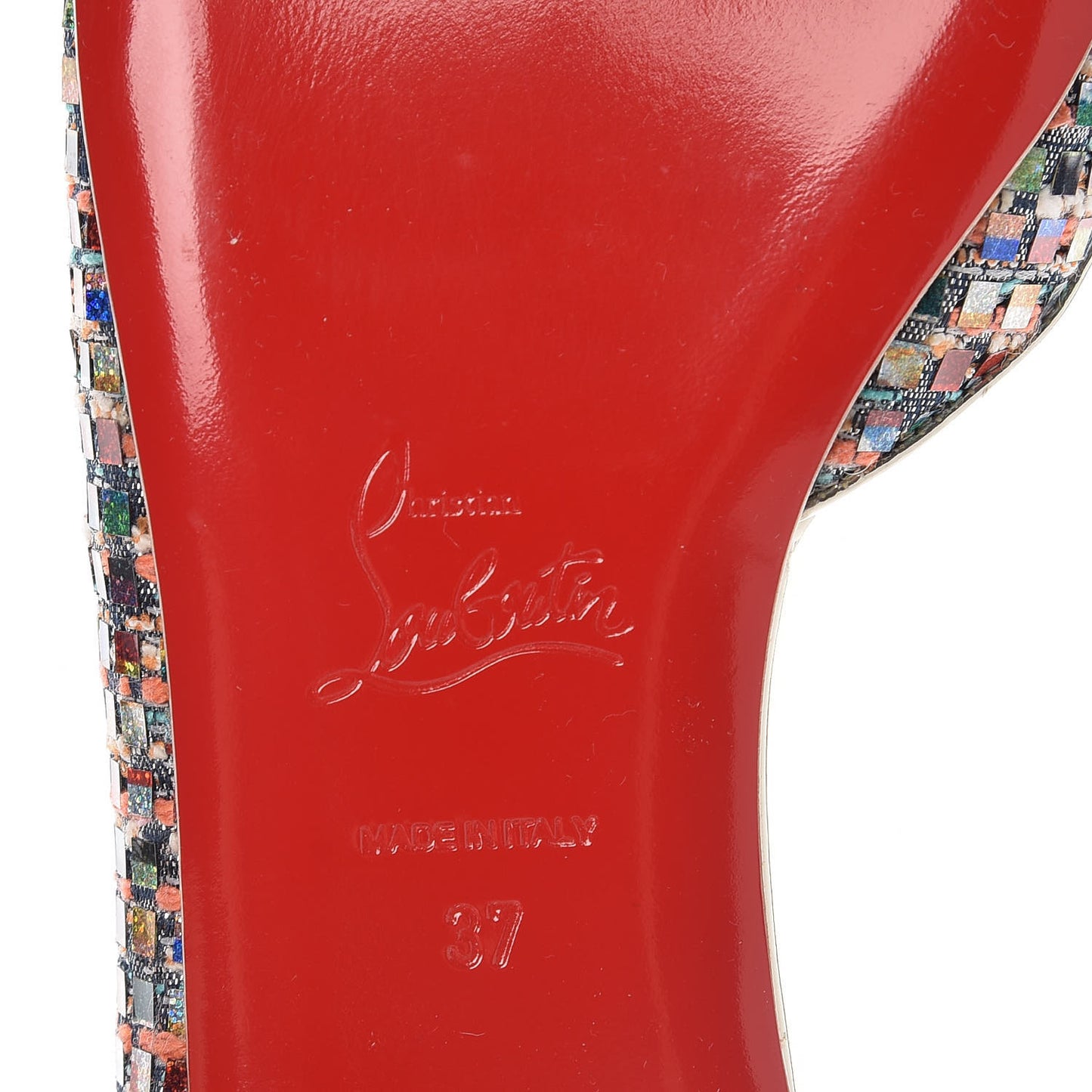 Tresse Vitraux Specchio Iriza Flats 37 Multicolor
