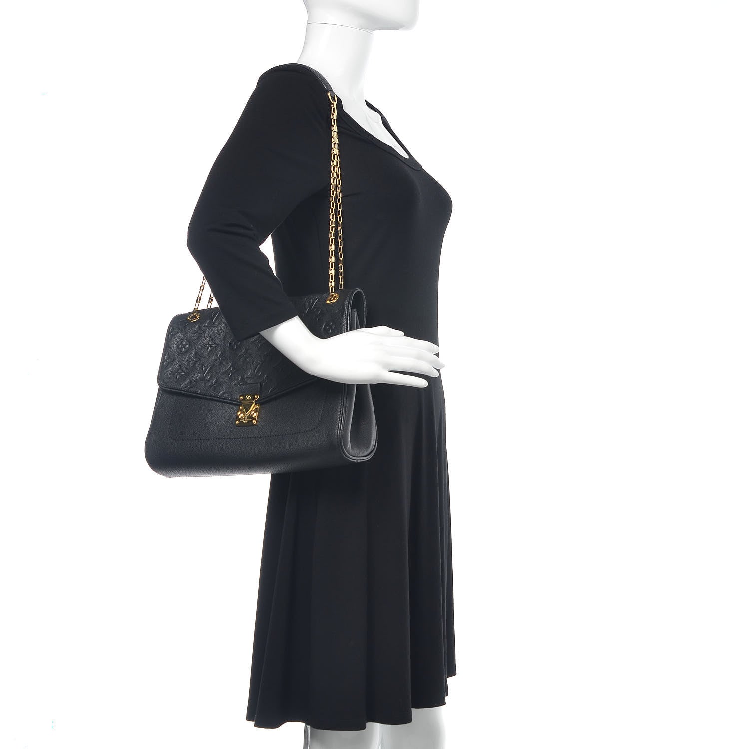 Louis Vuitton Empreinte Saint Germain MM Black 2 of 10
