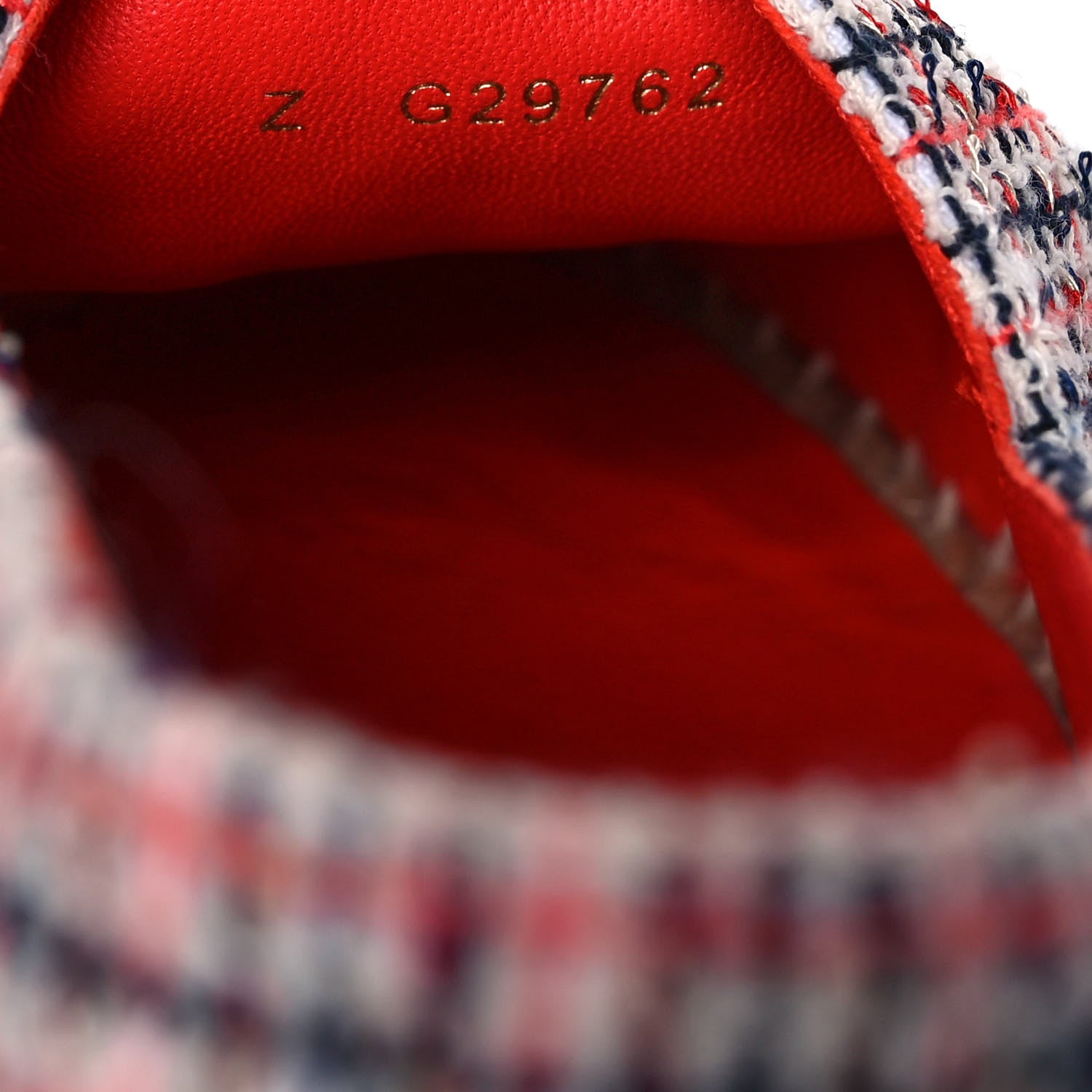 Chanel Tweed Grosgrain CC Espadrilles 36 Red Black White 9 of 10