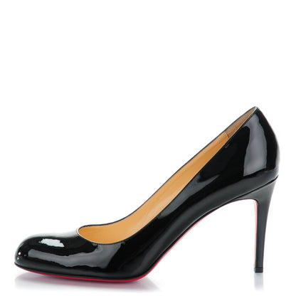 Christian Louboutin Patent Simple 85 Pumps 41.5 Black 1 of 7