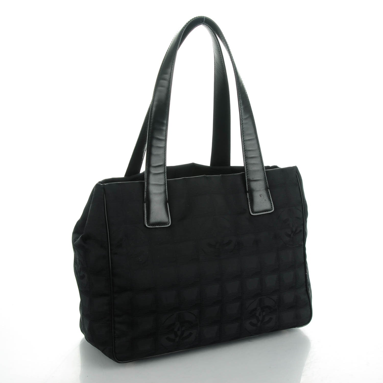 Chanel Nylon Small Travel Tote Black 2 of 9