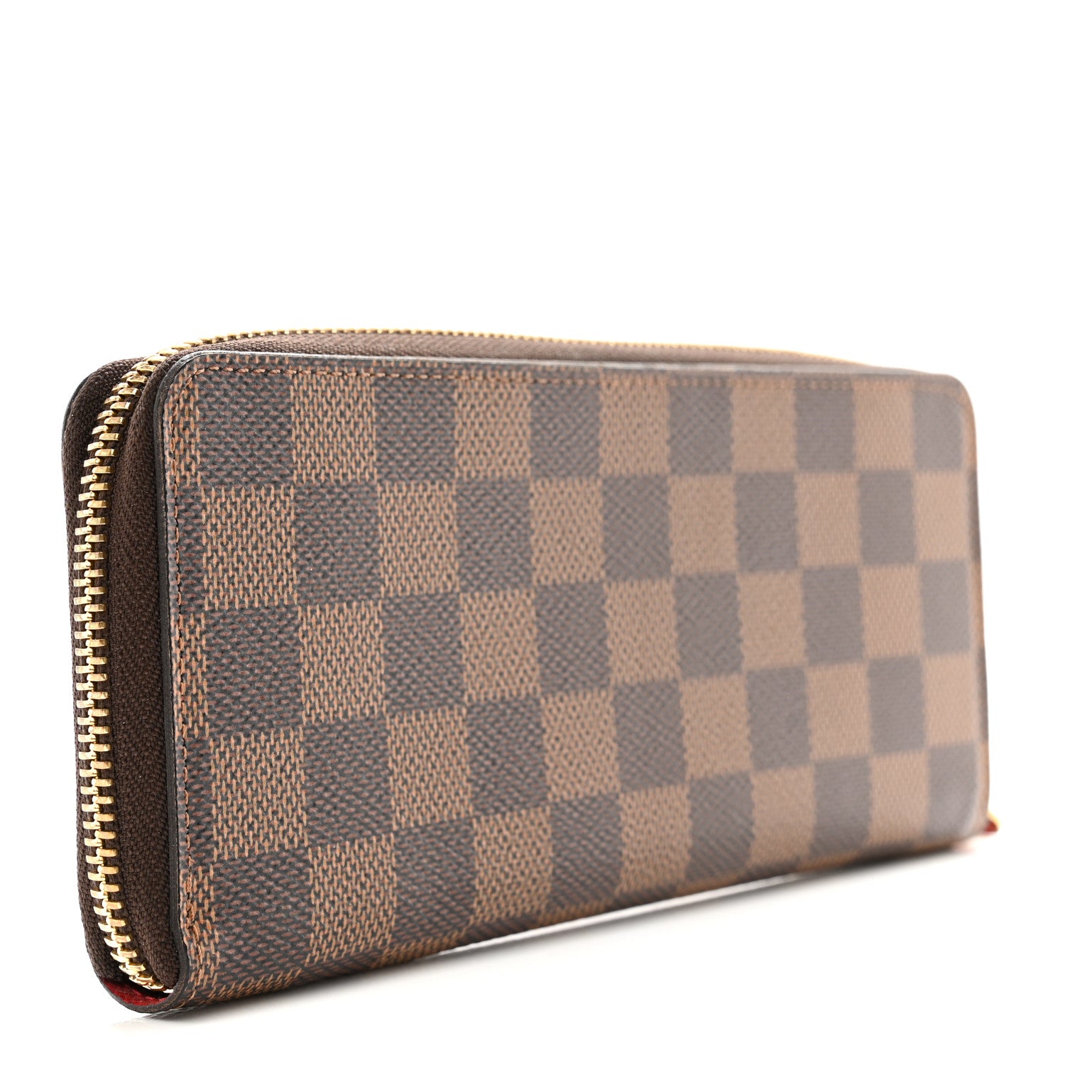 Louis Vuitton Damier Ebene Clemence Wallet Cherry 3 of 7