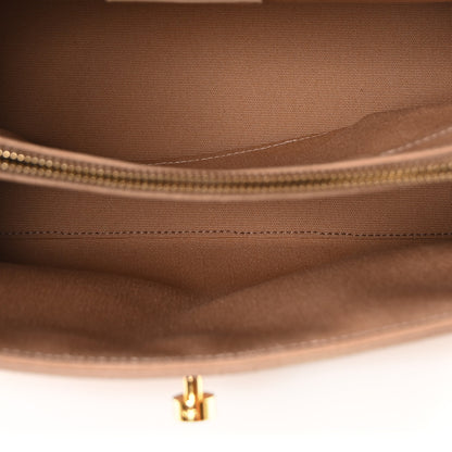 Saint Laurent Calfskin Canvas Small Muse Two Beige 5 of 9