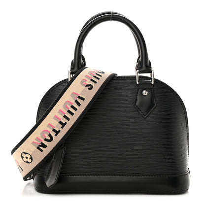 Louis Vuitton Epi Jacquard Alma BB Black 1 of 16