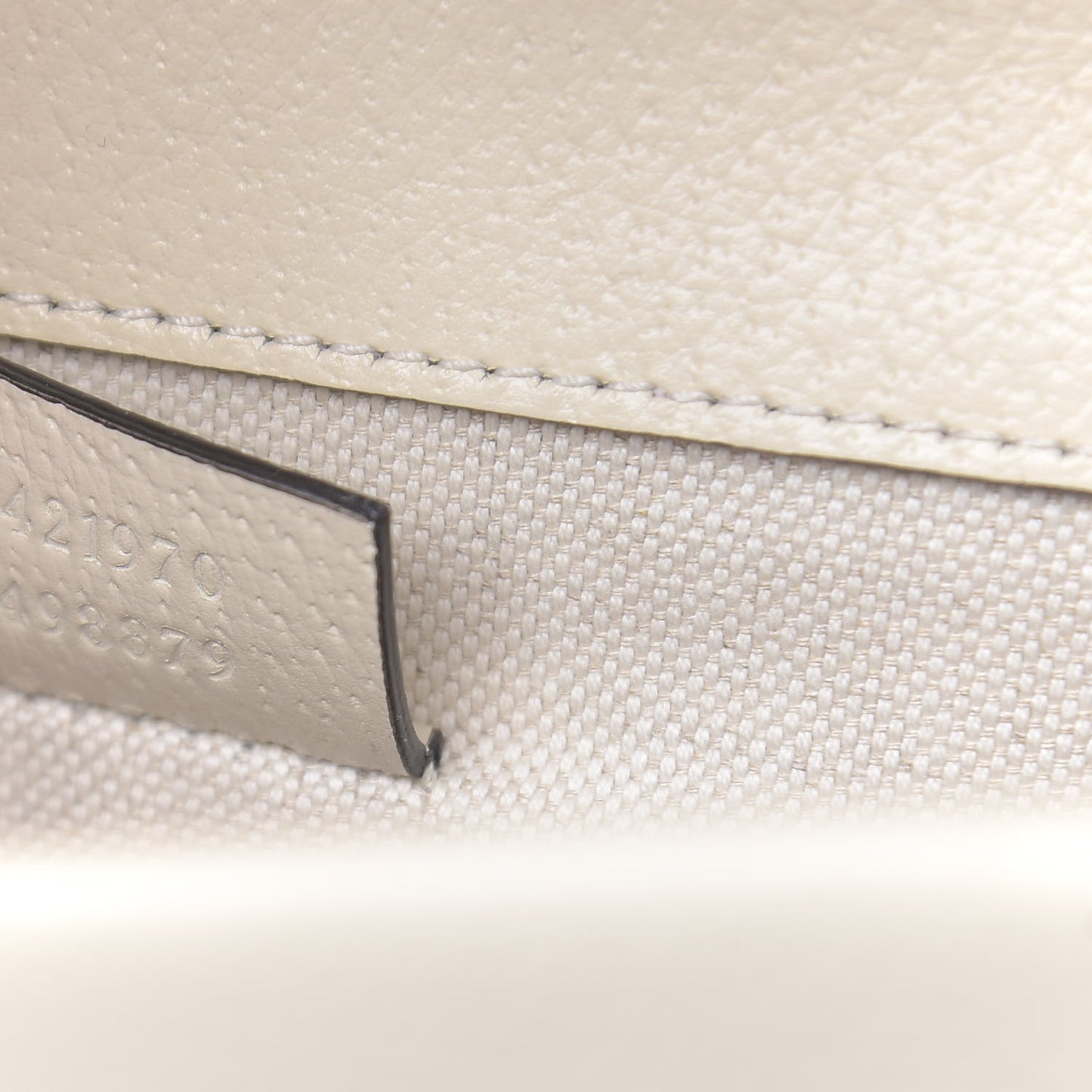 Textured Calfskin Crystal Mini Dionysus Shoulder Bag Mystic White