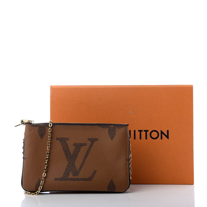 Louis Vuitton Reverse Monogram Giant Double Zip Pochette 7 of 7