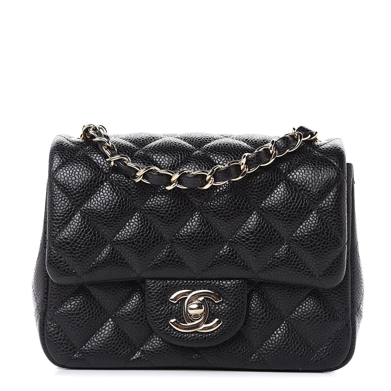 Chanel Caviar Quilted Mini Square Flap Black 1 of 10