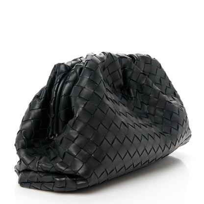 Bottega Veneta Nappa Maxi Intreccio The Pouch Oversized Clutch Black 3 of 11