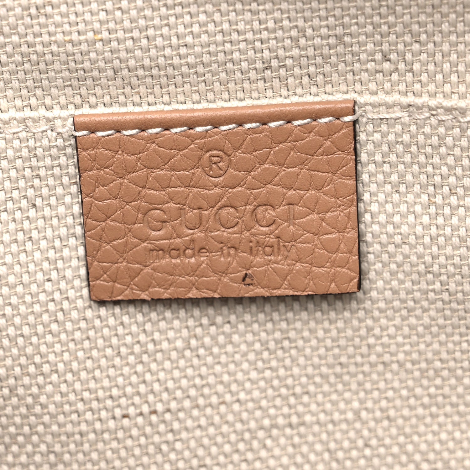 Gucci Pebbled Calfskin Small Soho Disco Bag Camelia 6 of 10