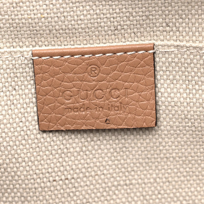 Gucci Pebbled Calfskin Small Soho Disco Bag Camelia 6 of 10