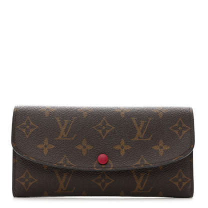 Louis Vuitton Monogram Emilie Wallet Fuchsia 1 of 8