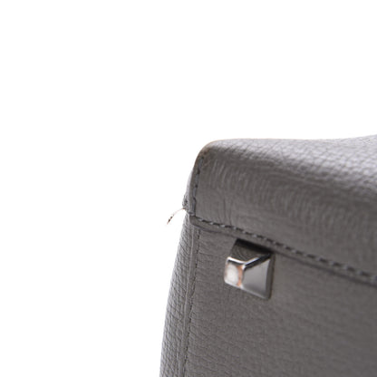 MCM Grained Calfskin Sarah Medium Visetos Hobo Grey 9 of 15