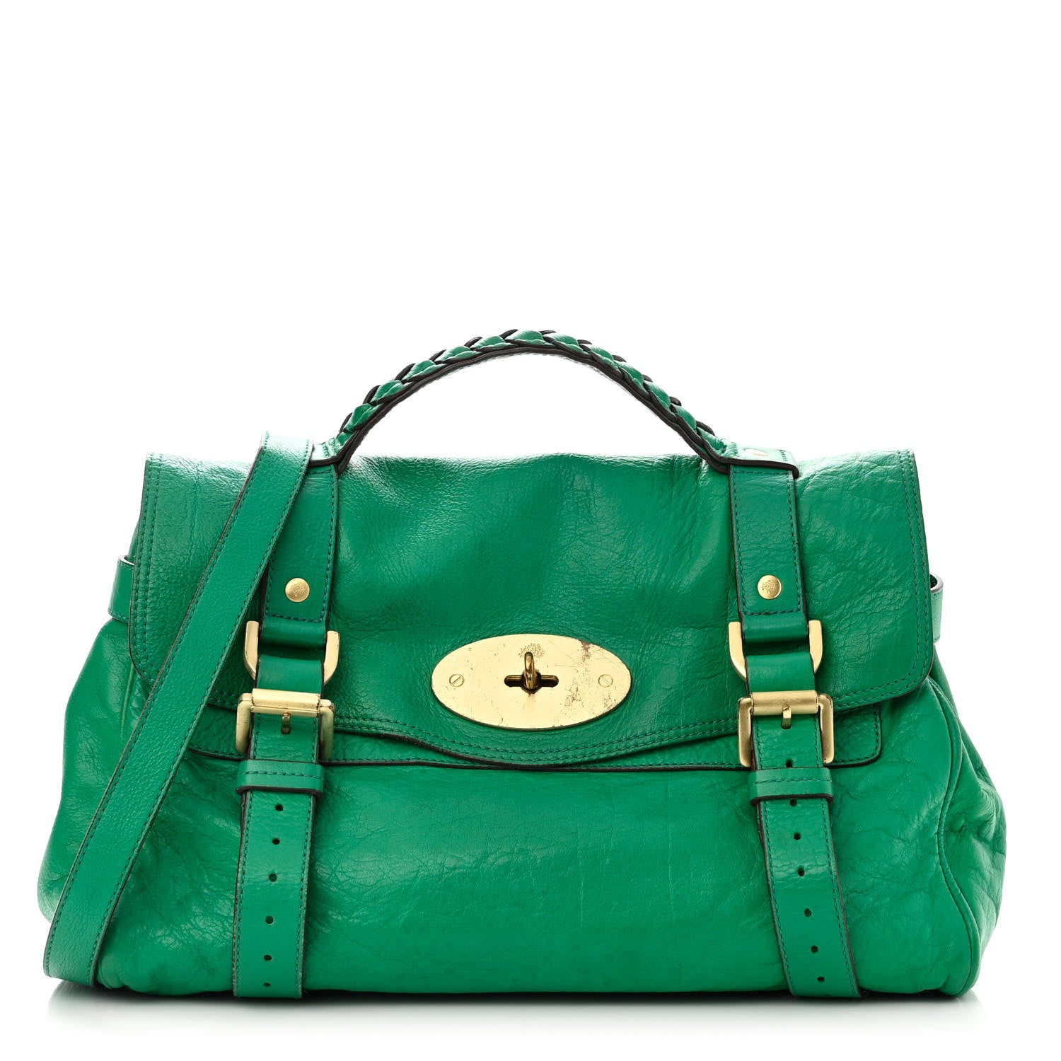 Mulberry Soft Buffalo Medium Alexa Aqua Green 1 of 17
