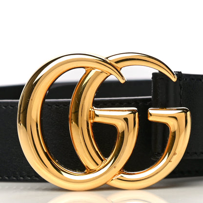 Gucci Plutone Calfskin Double G 30mm Belt 70 28 Black 4 of 9