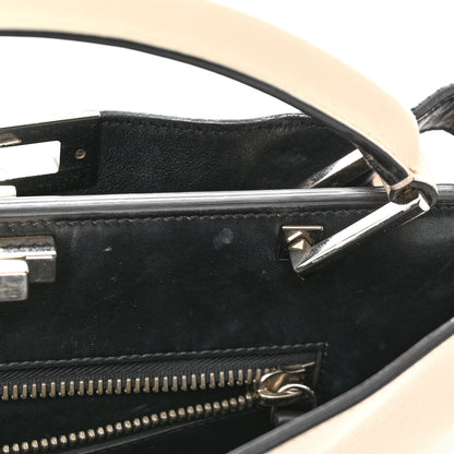 Fendi Vitello Tahiti Burro Large Peekaboo Iconic Essentially Satchel Beige 10 of 15