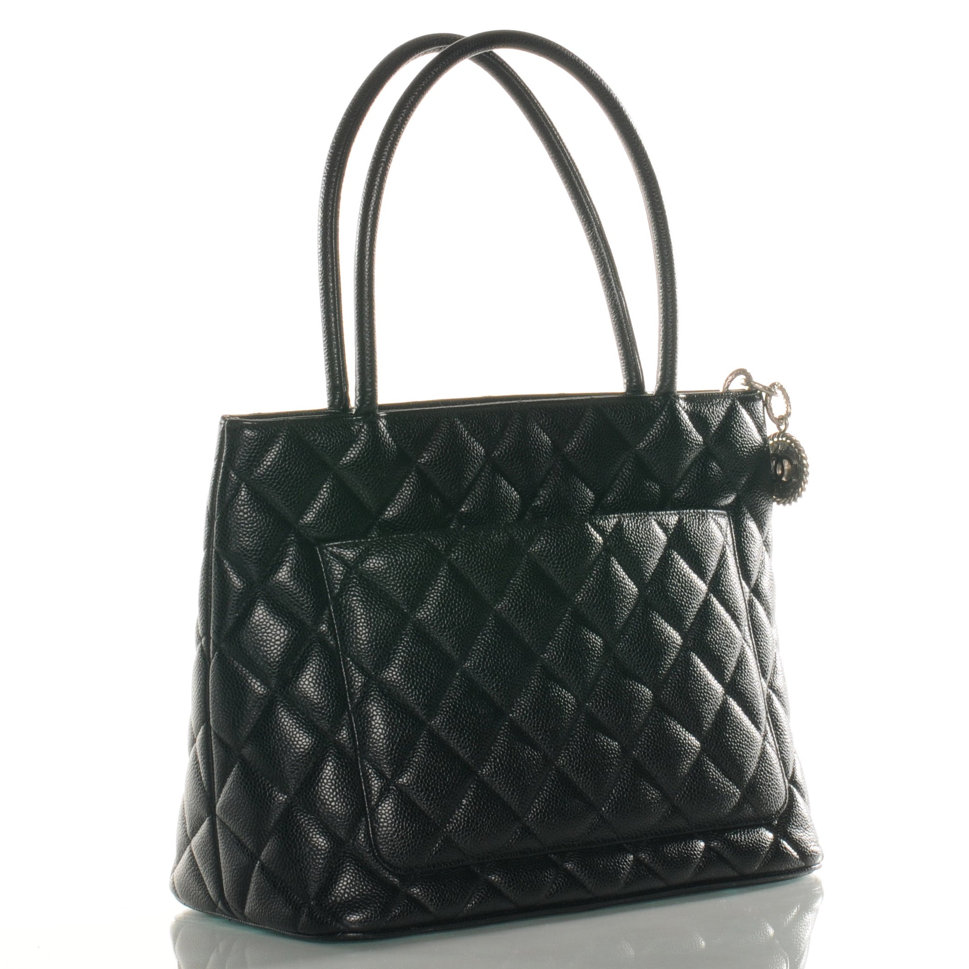 Chanel Caviar Medallion Tote Black 3 of 8