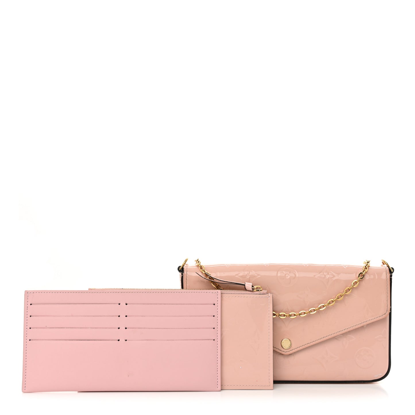 Vernis Felicie Chain Wallet Rose Ballerine
