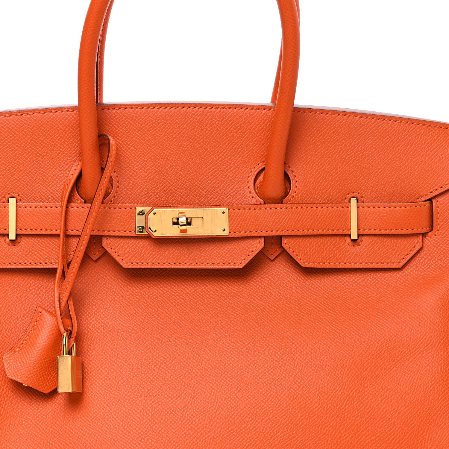 Hermes Epsom Birkin 35 Orange 8 of 12
